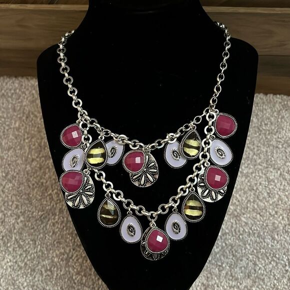 Premier Designs “Violet” Necklace - Picture 1 of 5